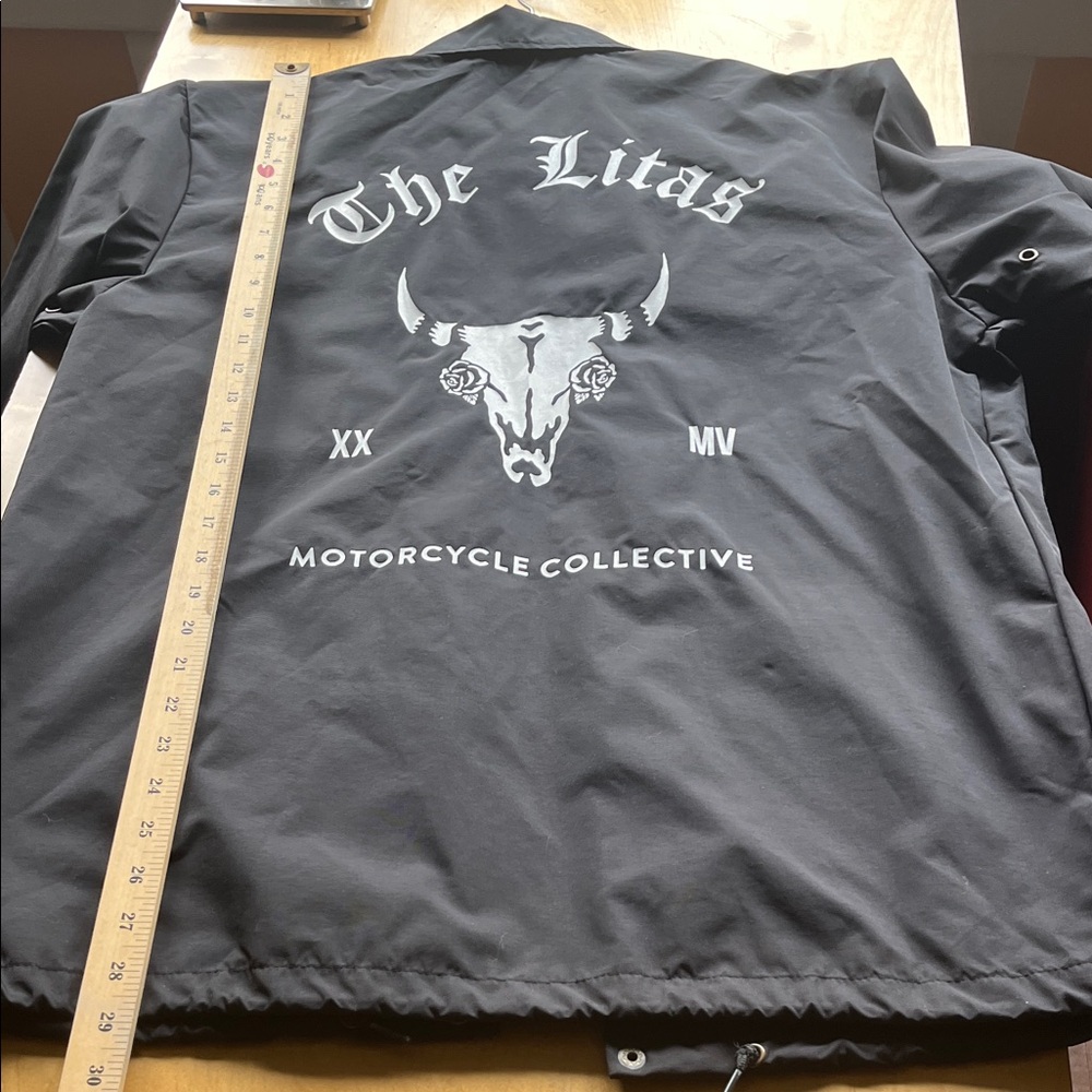 Black Motorcycle Collective Jacket